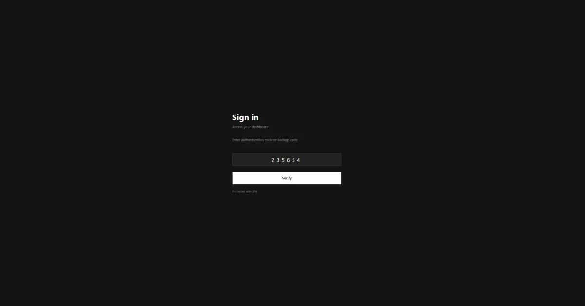 Payload 2FA TOPT