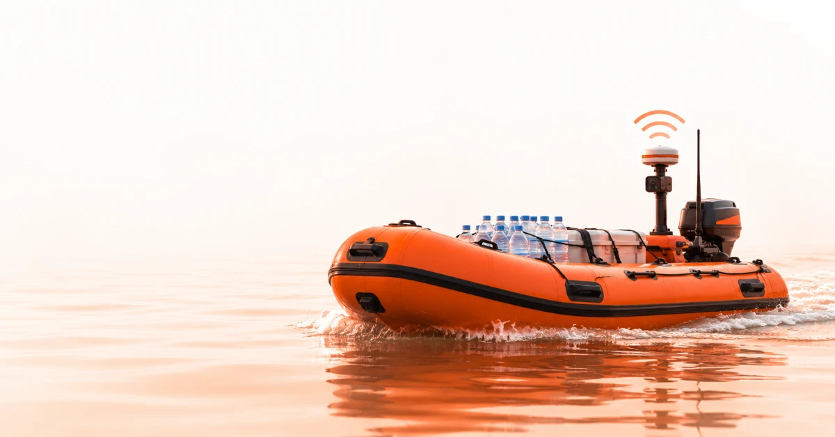 Unmanned Boat for Flood-Affected Areas